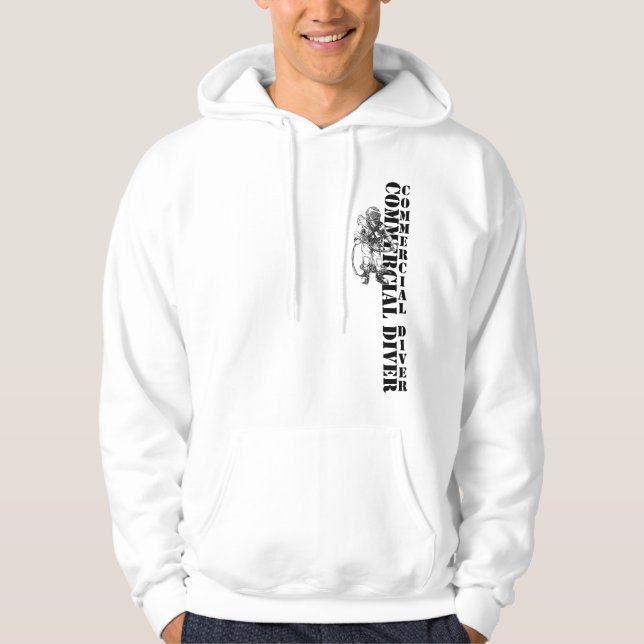 ReklamfilmdykareHoodie Tröja Med Luva (Framsida)