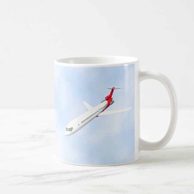 Reklamfilmjetflygplan: 3D modellerar: Kaffemugg (Höger)