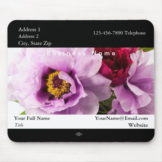 Reklamfoto för blommor Musmatta (Framsidan)