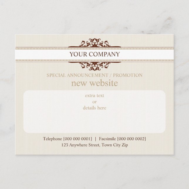 REKLAMKORT :: gudomlig 1A Vykort (Framsida)