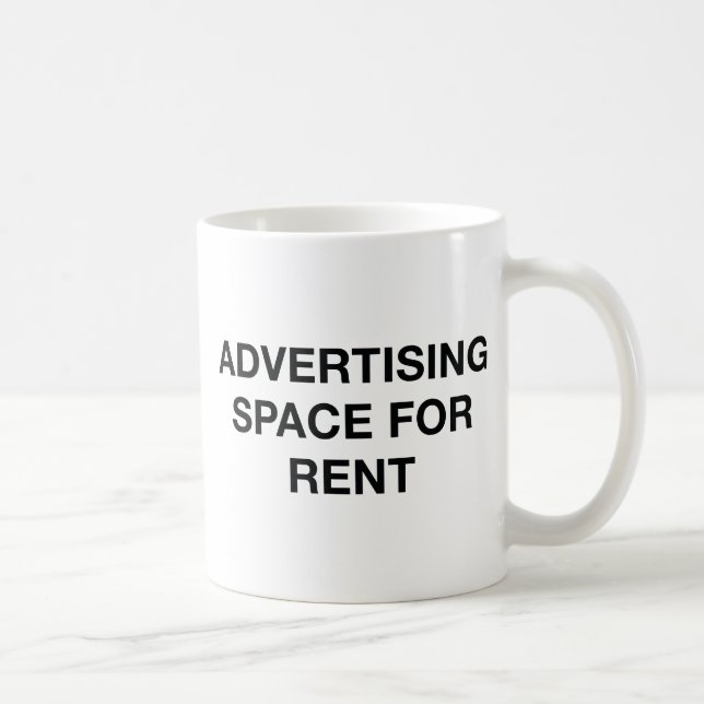Reklamutrymme för uthyrning kaffemugg (Höger)