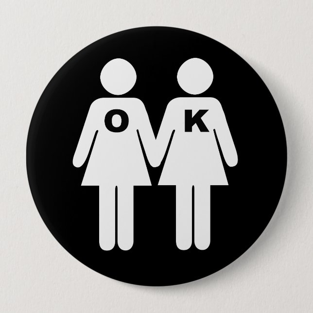 reko ATT VARA GLAD (lesbisken) - Knapp (Framsida)