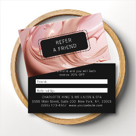 Rekommendera en vän! Blush Pink Beauty Salon Rabattkort
