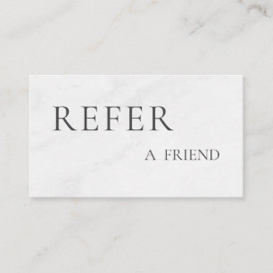 Rekommendera en vän Elegant affärsprofessional Rabattkort