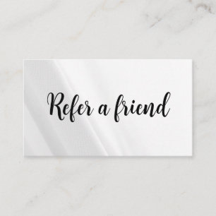 Rekommendera en vän Elegant affärsprofessional Rabattkort