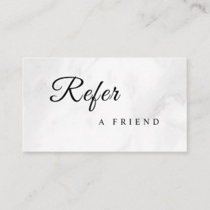 Rekommendera en vän Elegant Företag Professionell Rabattkort