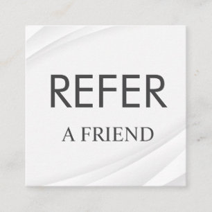 Rekommendera en vän Elegant professionell affärsst Rabattkort
