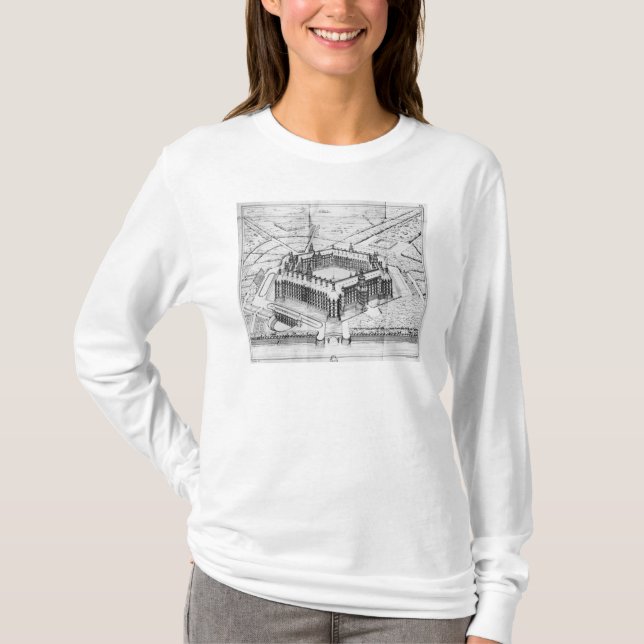 Rekonstruktion av den Theleme abbeyen T Shirt (Framsida)