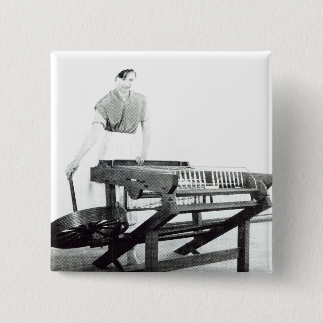 Rekonstruktion av Hargreavess 'snurr Jenny Knapp (Framsida)