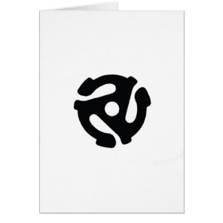 Rekord- adapter hälsningskort