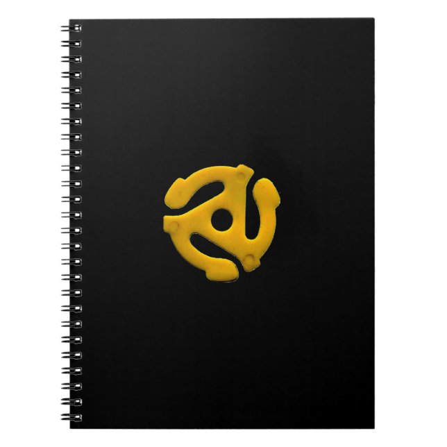 Rekord- album för vinyl 45 anteckningsbok med spiral (Framsidan)