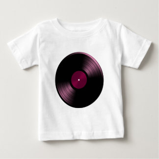 Rekord- album för vinyl i rosor tee shirt