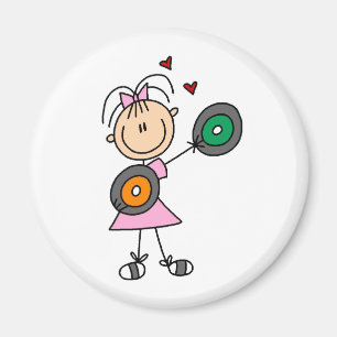 Rekord- älskaremagnet för vinyl magnet