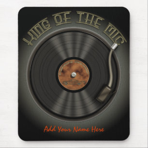 Rekord Mousepad för KaraokeLP-vinyl Musmatta