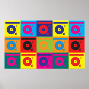 Rekordpopkonst Poster