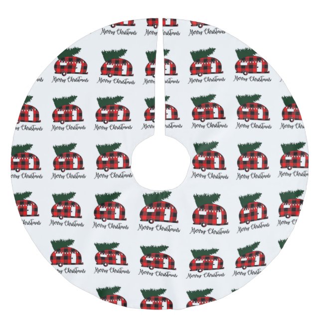 **REKREATIONELL VEHICAL** JULGRANSMATTA BORSTAD POLYESTER (Framsidan)