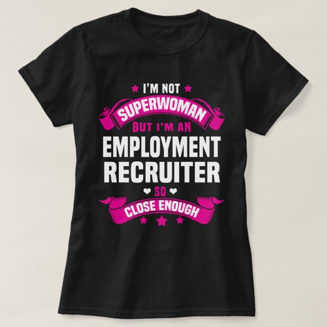 Rekryterare för arbete t shirt (Design framsida)