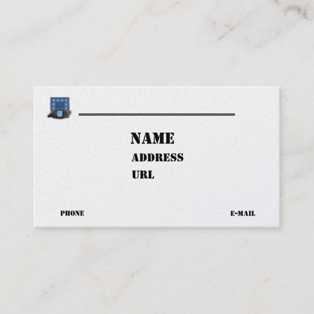 Rekryterare för flygburna veteraner från armén, af visitkort (Framsida)