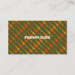 Rekryteraren Bright Camo GI Gun Visitkort