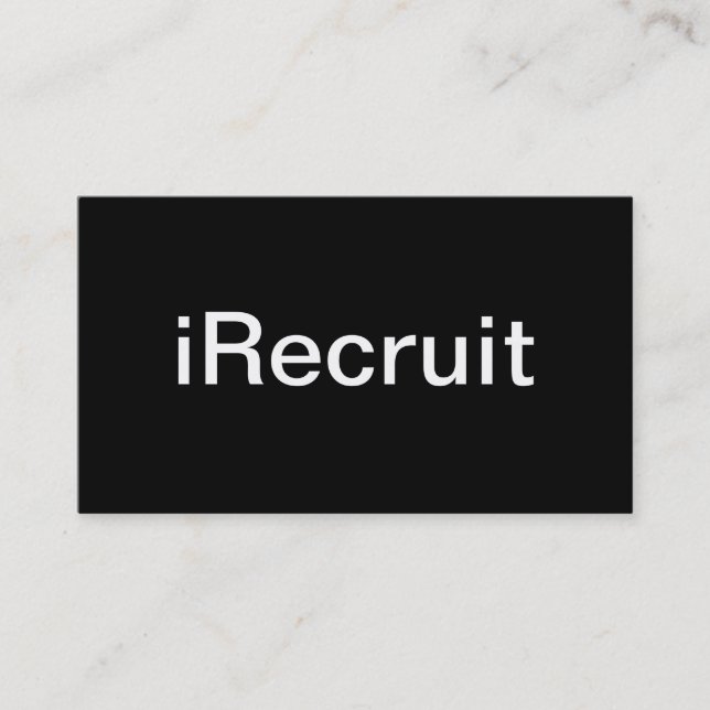 Rekryterarevisitkort Visitkort (Framsida)