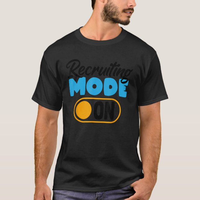 Rekrytering av personalavdelningens personalchef t shirt (Framsida)