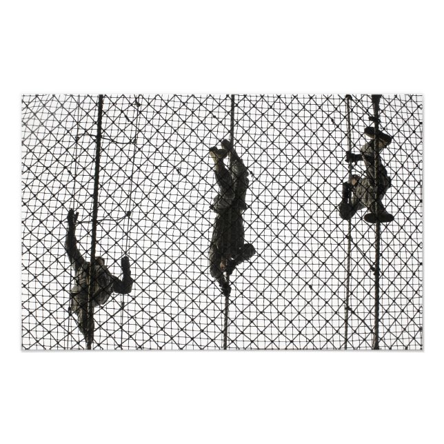 rekrytering som kompletterar ett hinder fototryck (Framsidan)