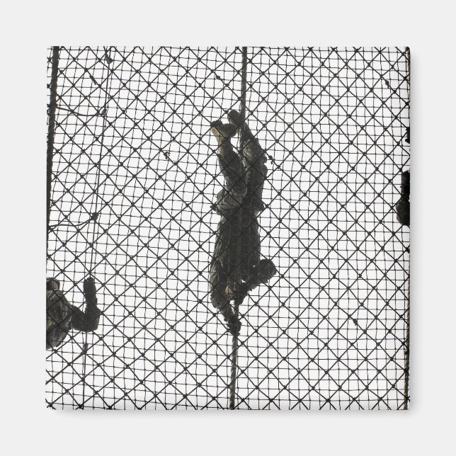 rekrytering som kompletterar ett hinder magnet (Framsidan)