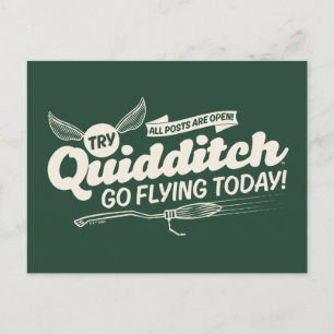 Rekryteringaffisch för QUIDDITCH™ Vykort