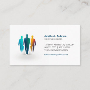 Rekryteringsbyråns chef Jaktjobbrekryterare Visitkort