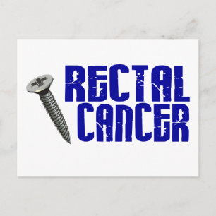 Rektal cancer 2 i besättningen vykort