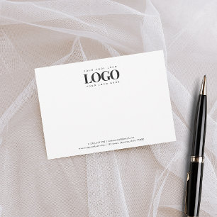 Rektangel Business Logotyp Company Anpassningsbar Anteckningskort