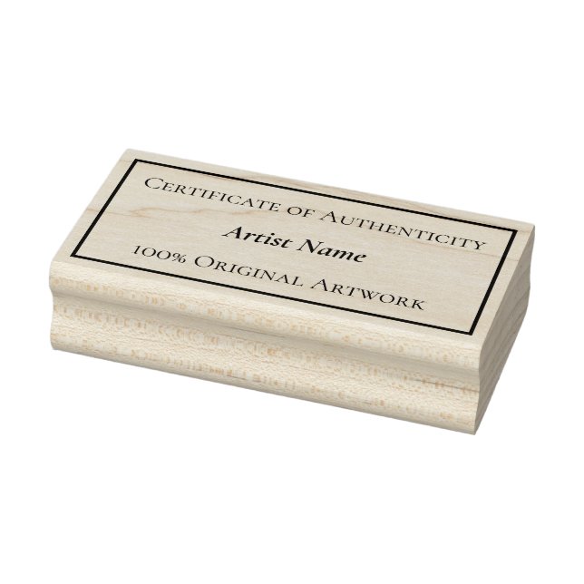 Rektangel för anpassadets autentiseringscertifikat stämpel (Stämpel)