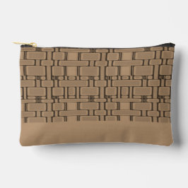 Rektangel Mönster Neutralt Tan