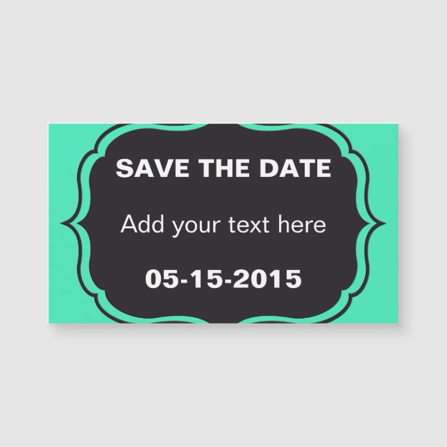 Rektangelknappens vintage svart + din bakgrund och (Framsida)