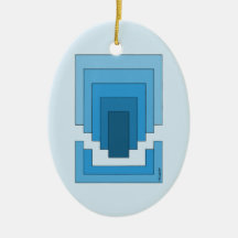 Rektangelns Abstrakt i blått