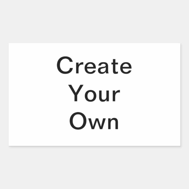 Rektangelstreck Rektangulärt Klistermärke (Framsida)