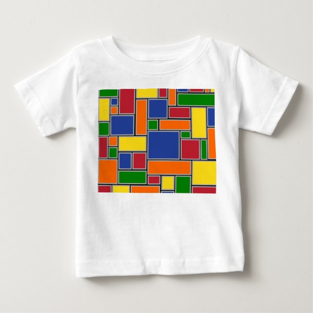 Rektanglar för färgad t shirt (Framsida)