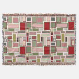 Rektanglar för julboho filt