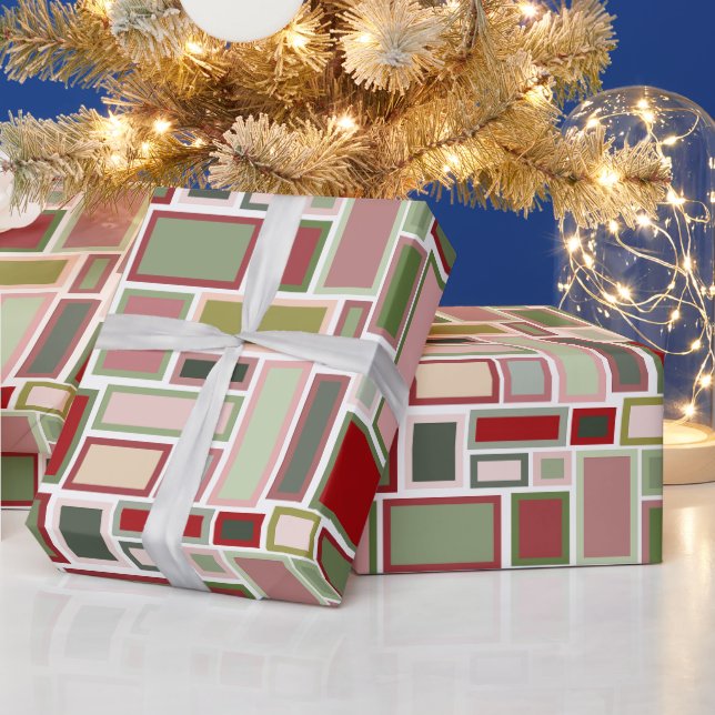 Rektanglar för julboho presentpapper (Helgdagar)