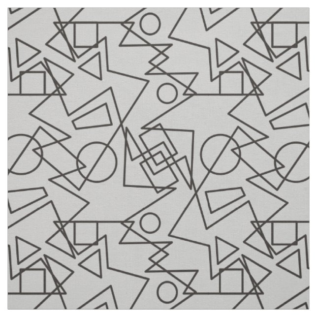 Rektanglar för Polygons Ringar Triangles-rektangla Tyg (Provkarta)