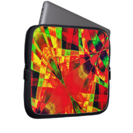 Rektanglar med lutning eller sträckning ...röd gul laptop fodral