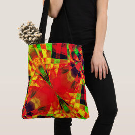 Rektanglar med lutning eller sträckning ...röd gul tygkasse