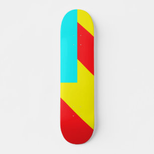 Rektanglar Mini Skateboard Bräda 18,5 Cm