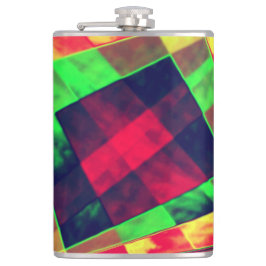 Rektanglar och fyrkanter med färgad i snedstreck fickplunta