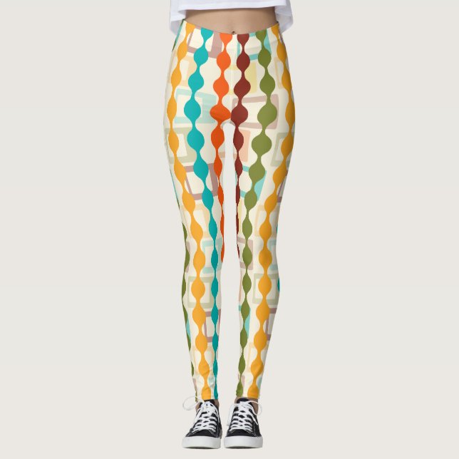 Rektanglar och kedjor leggings (Framsida)