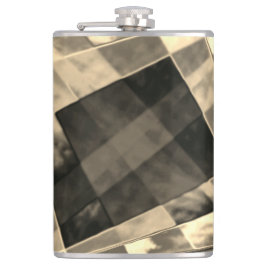 Rektanglar som är böjda i toner timmer eller beige fickplunta