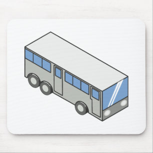 Rektangulär buss musmatta