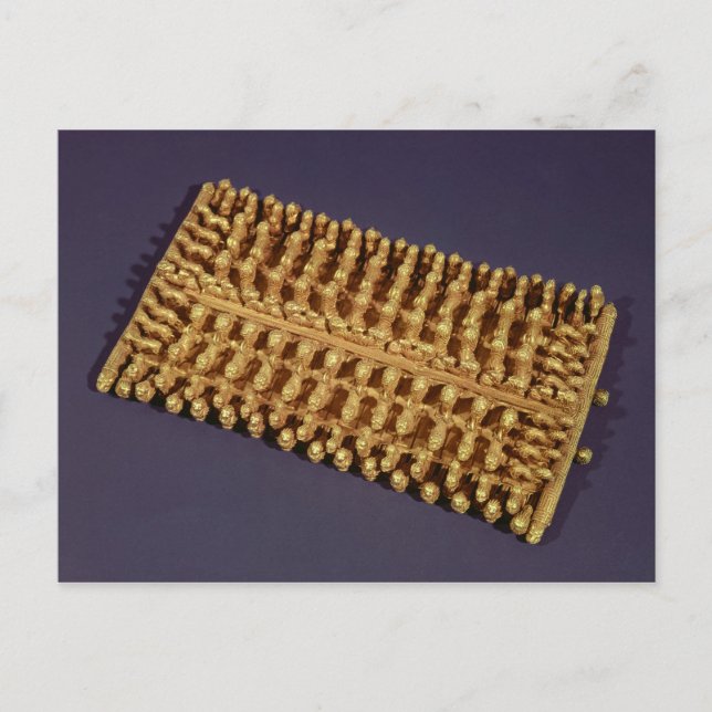Rektangulär fibula, från den Barberini graven Vykort (Framsida)