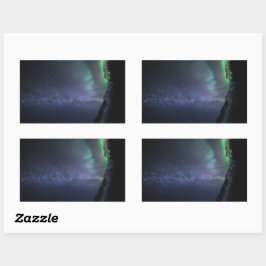 Rektangulär Norge i norra Ljus Rektangulärt Klistermärke