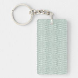 Rektangulär nyckelring | Dubbelsidig mintdesign